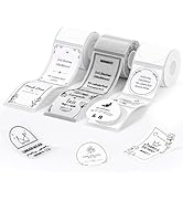 NIIMBOT 3 Roll Labels for B1/B1 Pro/B2/B2 Pro/B21/B21 Pro Label Maker,Assorted Sizes Label Paper ...