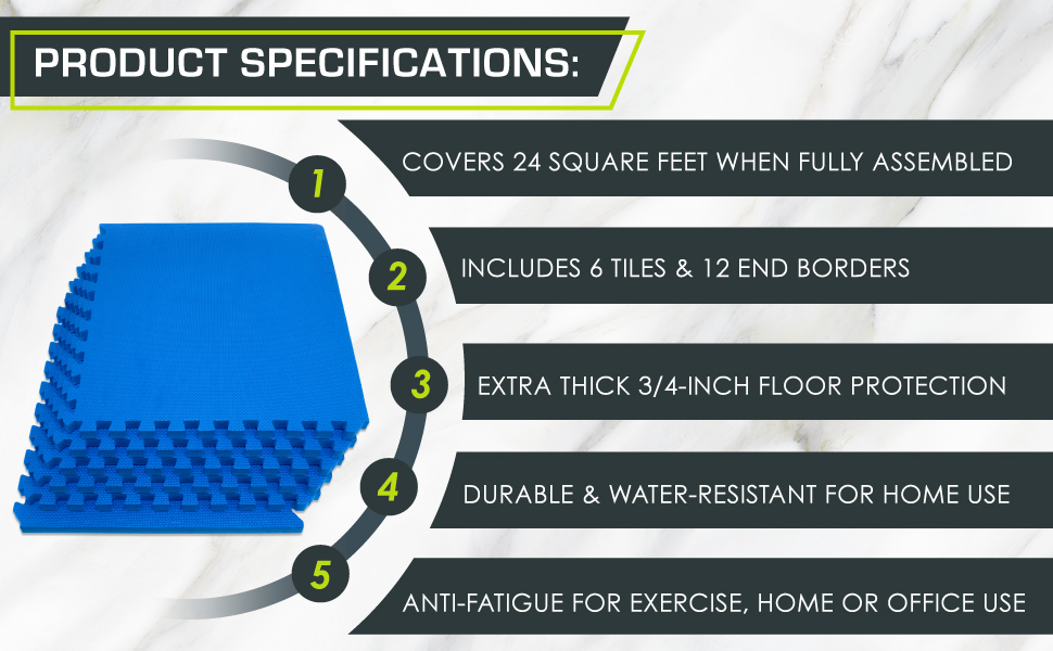 3/4 inch interlocking foam tiles eva weights rubber weight lifting pads equipment