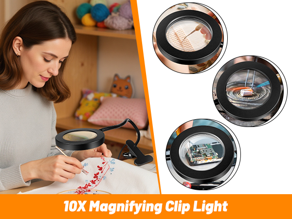 0097- Clip on magnifying light