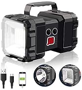 AlpsWolf Rechargeable Flashlight, LED Spotlight Flashlight 10000 Capacity 1200LM 20h Ultra-Long S...
