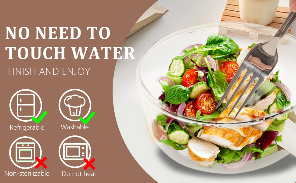 portable salad bowl