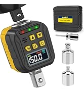 YIYEIE 1/2" Digital Torque Adapter, 7.4-147.5 Ft-lb/10-200 Nm, Color LCD, Digital Torque Wrench A...