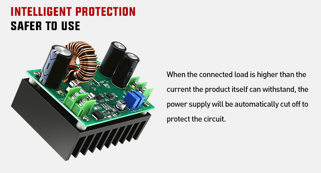 Nilight 120W 24V to 12V 10A DC Converter Regulator Reducer Golf Cart Voltage Converter Regulator 