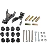 Drive-up Golf Cart Metal Rear Shackle Kit Including Bushing and Sleeves for 2004-2013 Club Car Pr...