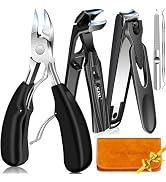 2026 Toenail Clippers for Thick Toenails for Seniors, Angled Head Large Toe Nail Clippers for Men...