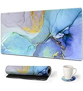 Large Gaming Mouse Pad, AIMSA Extended Mouse Pad with Stitched Edge, XL Keyboard Mouse Mat Non-Sl...