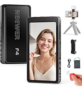 NEEWER 4" Phone Vlog Selfie Monitor Screen, Smartphone Back Camera Monitor with Remote for YouTub...