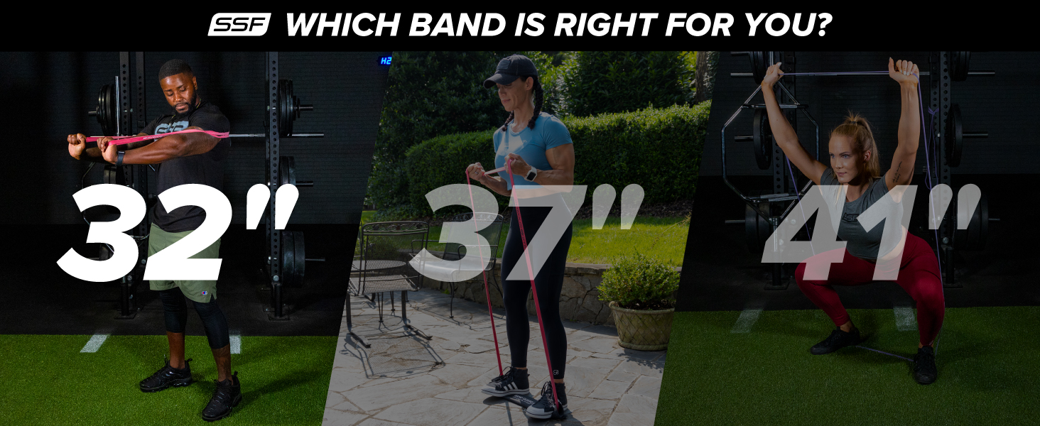 32" Band, Resistance Band, X-3 Bands- X-3 Bar, Serious Steel, Shorter Bands, Band Sets 