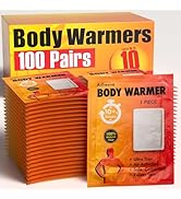 100 Pack Bulk Hand Warmers, Bulk Foot Warmers, Bulk Body Warmers for 8-10 Hours of Natural Heat