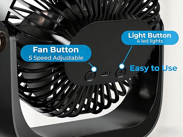 Quiet Personal Table Fan