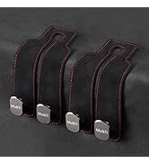 Mu&amp;Ti Purse Hook for Car,Leather Seat Back Storage Hook, 2 Pack Hooks for Headrest, Car Accessori...