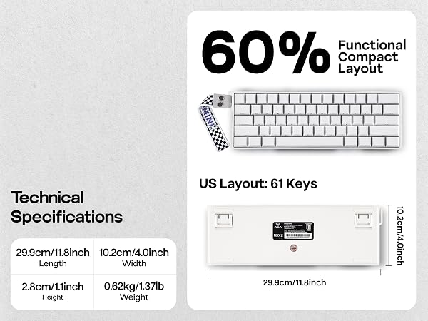 Mini60 HE PRO White