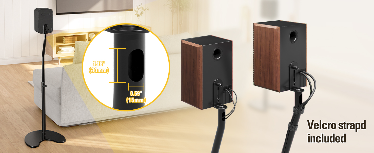 Height Adjustable Speaker Stands Mounts
