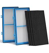 Replacement Filter(2 True HEPA Filters + 4 Carbon Booster Filters)Compatible with Holmes AER1 Typ...
