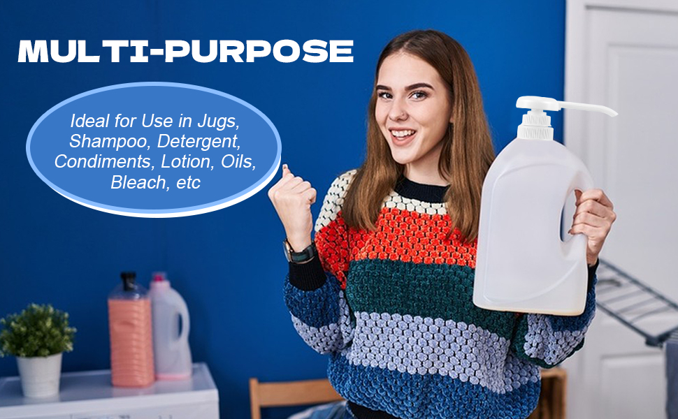 Heavy Duty Gallon Pump Dispenser for Jug Shampoo Condiment Detergent