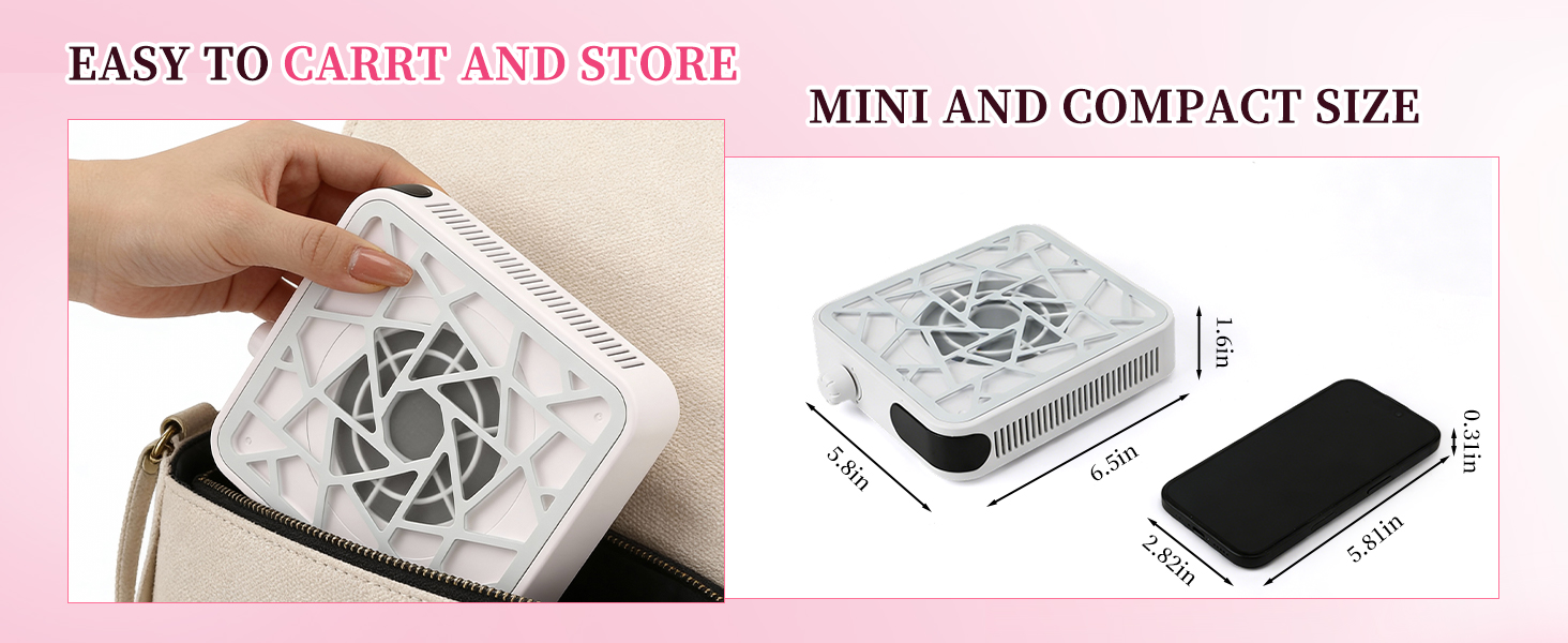 nail fan dust collector