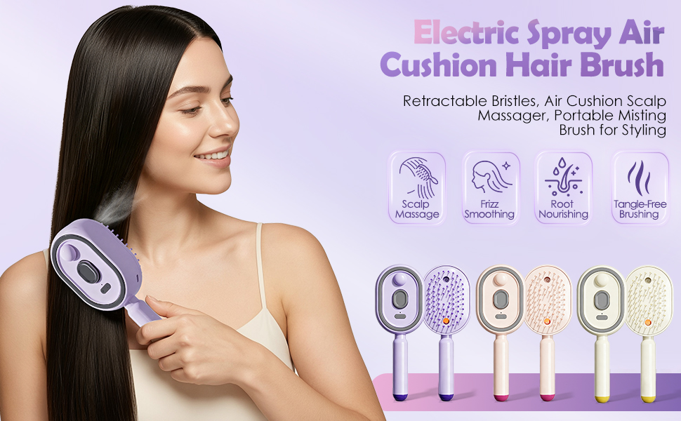 Electric Spray Air Cushion Hair Brush