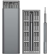 Lifegoo Precision Screwdrivers Set, 48 in 1 S2 Steel Mini Magnetic Screwdriver Bit Repair Tool Ki...