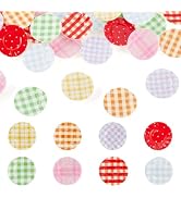 Magibeads 32Pcs Miniature Plates Resin Mini Kitchen Set Micro Landscape Decorations Stripe Dishes...