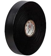 3M Scotch Linerless Electrical Splicing Tape 130C for Wires and Cables, 3/4 in x 30 ft, Rubber Ba...