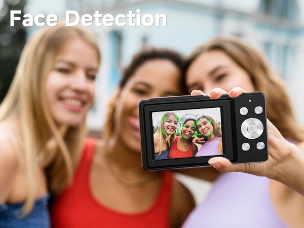 photo camera digital with face detective