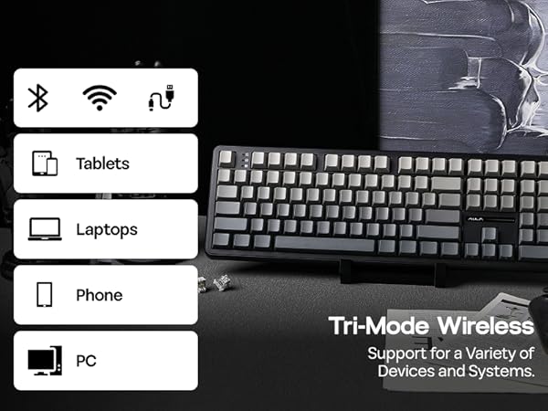 F108 Wireless Gaming Keyboard