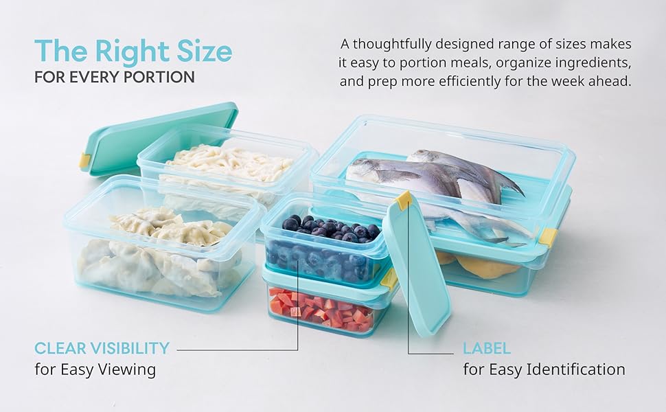LocknLock freezer containers airtight BPA free stackable food storage containers with lids