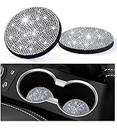 Tyhaui 2 Pack Bling Car Cup Holder Coasters, 2.75 Inch Full Crystal Rhinestone Car Cup Holder Ins...
