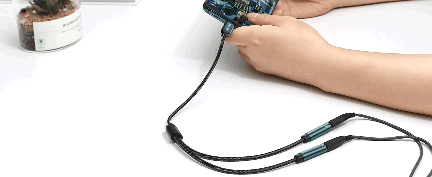 usb c headphone splitter