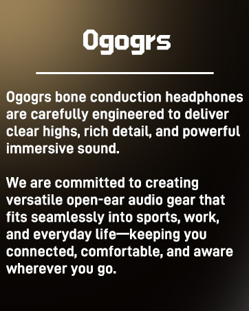 Ogogrs bone conduction headphones