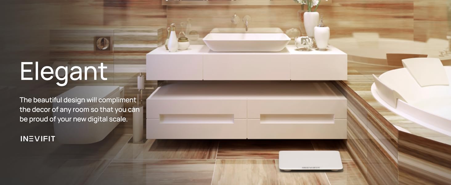 INEVIFIT Premium Bathroom Scale - I-BS002S - Premium A+