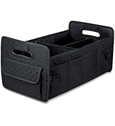 JiatuA Car Trunk Organizer for SUV, Car Storage Organizer Collapsible Multi Compartment Container...
