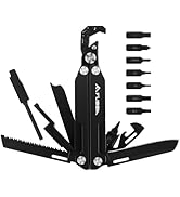 DURATECH Multitool Wrench, 16-IN-1 EDC Multi-tool with Self-Adjusting Wrench, 420 Steel Pocket Mu...