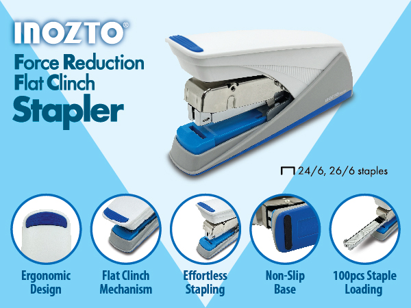 INOZTO Easy-Flat Stapler