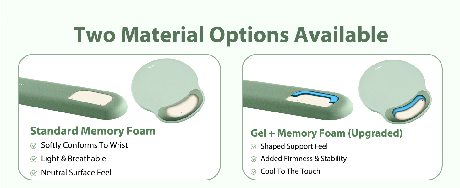 mouse pad and keyboard wrist rest