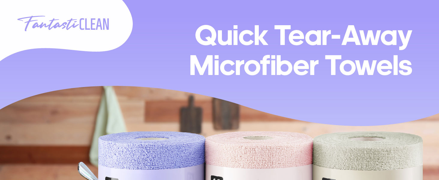 quick tear away cleaning cloth