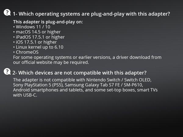 Question Answer on Operating Systems Support and Incompatible Devices