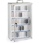 Loghot Aluminum Alloy Pocket Chart Cell Phones Storage Cabinet for Cell Phones,Wall-Mounted with ...