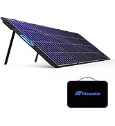 Nicesolar 200W Foldable Solar Panel Kit, 200 Watt Portable Solar Panel Charger for Outdoor, USB P...