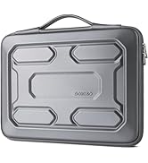 DOMISO 15.6 inch Laptop Sleeve with Handle Shockproof Waterproof EVA Protective Case for 15.6