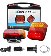MEDAMOC Wireless Trailer Lights Magnetic, Car LED Magnetic Wireless Towing Tail Lights Waterproof...