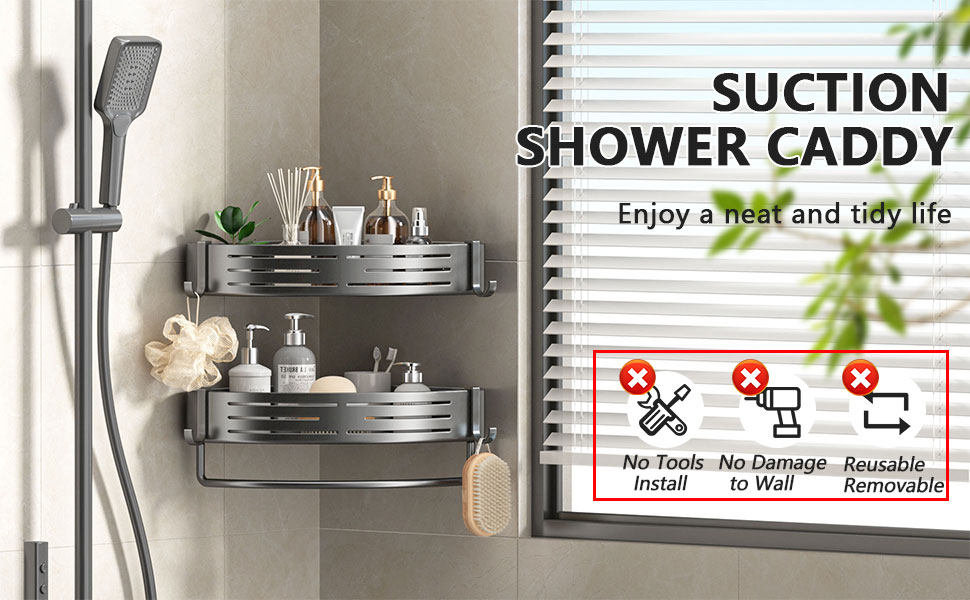 shower shelves