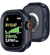 KUVPIUS for Apple Watch Ultra 3 /Ultra 2 /Ultra Case, 49mm Military Grade Protection Metal Case, ...
