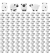 Bbiamsleep 105 Pcs Mini Sheep Figurines Miniature Sheep Tiny Sheep Mini Plastic Sheep Mini Resin ...