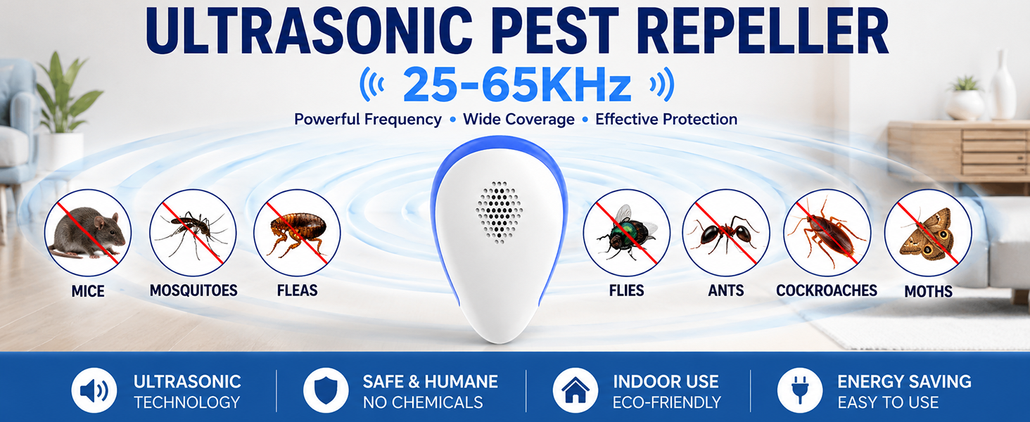 pest repellent ultrasonic plug in
