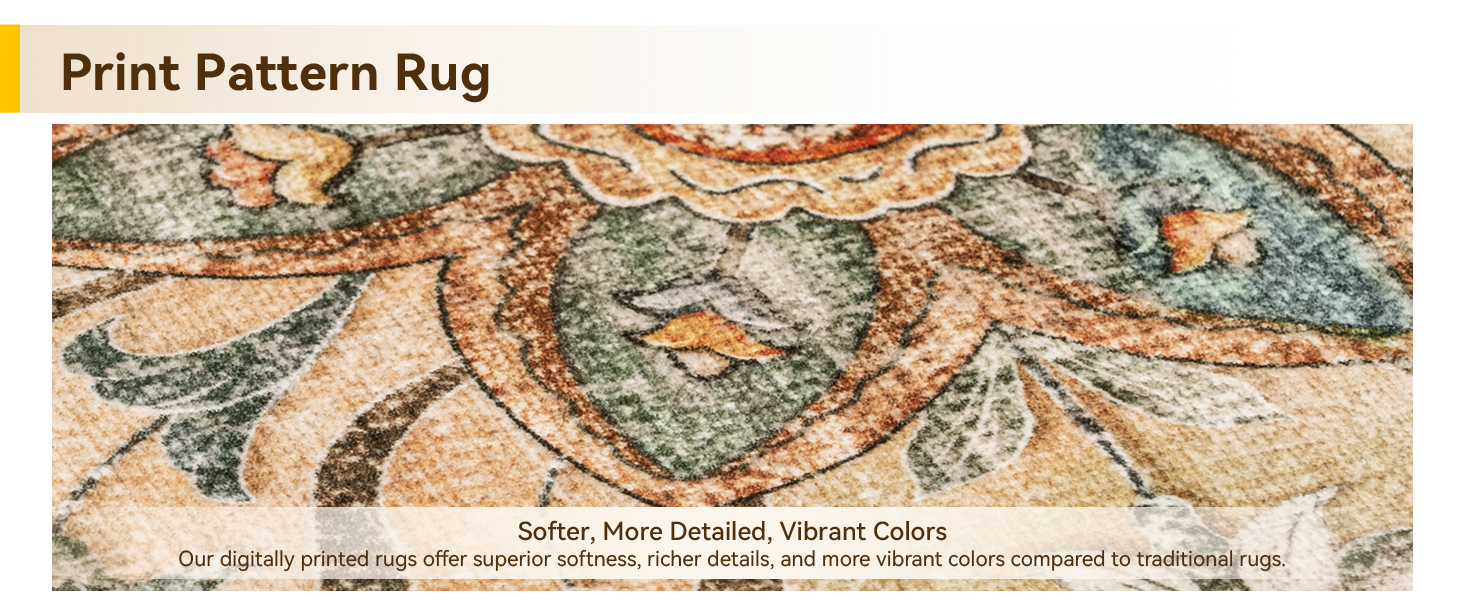 RELEANY Washable Rugs Sunflower Series