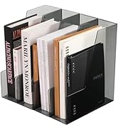 CiWiVOKi Vertical File Holder, PET Desk Organizer and Storage Bins Holding for Magazines, Binders...