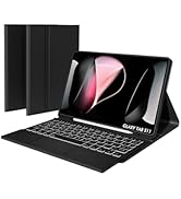 Doohoeek Bluetooth Keyboard Case for Samsung Galaxy Tab S11 11 inch 2025, Keyboard with Trackpad ...