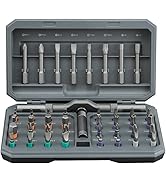 42 in 1 Magnetic Screwdriver Set, DIY Ratchet Screwdriver Set, Removable Self-assembly Precision ...