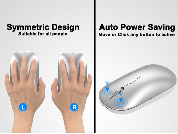 Symmetric Design Wireless Mouse